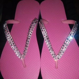 Swarovski Flip Flops